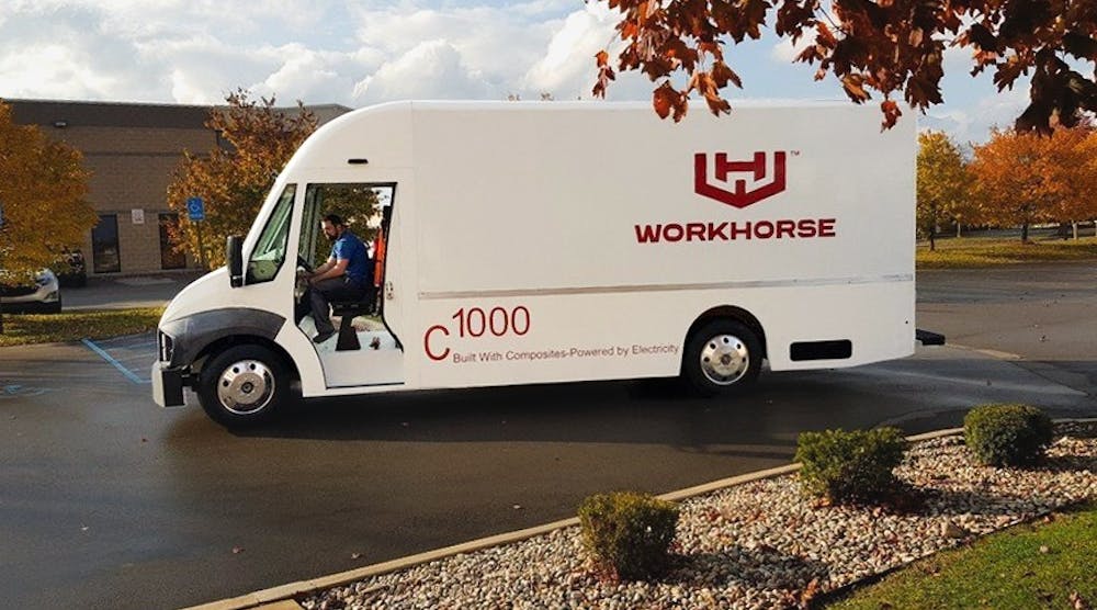 Workhorse electric delivery vehicle
