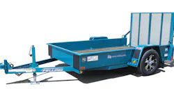 The 2018 Trailer for a Cause auction, featuring a teal FT-3 drop deck utility trailer, benefited the Minnesota Ovarian Cancer Alliance The 2018 Trailer for a Cause auction, featuring a teal FT-3 drop deck utility trailer, benefited the Minnesota Ovarian Cancer Alliance