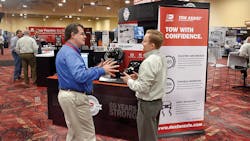 Nearly 300 booths filled the exhibition hall at this year’s NATM trade show, with representatives from Dexter pictured here. Nearly 300 booths filled the exhibition hall at this year’s NATM trade show, with representatives from Dexter pictured here.