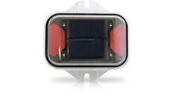 Jw Speaker Led Red Solar Light