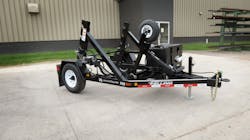 The Felling FT-6 R with hydraulic retriever/take up rim drive The Felling FT-6 R with hydraulic retriever/take up rim drive