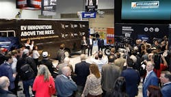 Utilimaster introduces its electric walk-in van at the 2019 Work Truck Show. Utilimaster introduces its electric walk-in van at the 2019 Work Truck Show.