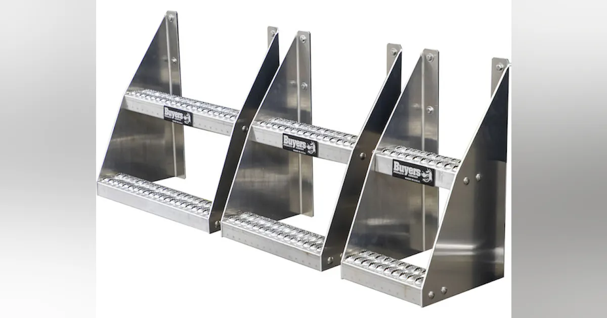 8 Inch Frame Step NEW Class 8 Frame Steps from Buyers Products | Trailer Body Builders