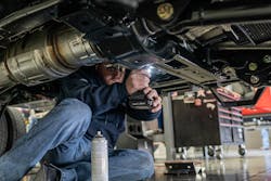 Beefing up suspensions is a critical element in converting base trucks to wildland firefighting units. Beefing up suspensions is a critical element in converting base trucks to wildland firefighting units.