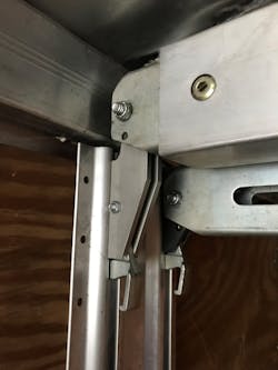 Kinedyne’s new extended clearance head design for the K2 Kaptive Beam moves logistic beams 2.46 inches higher in the trailer, providing more clearance for forklifts and freight to reduce potential damage and increase a trailer’s versatility for carrying a wide range of cargo. Kinedyne’s new extended clearance head design for the K2 Kaptive Beam moves logistic beams 2.46 inches higher in the trailer, providing more clearance for forklifts and freight to reduce potential damage and increase a trailer’s versatility for carrying a wide range of cargo.