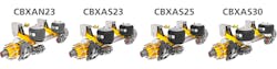 The CBXA AeroBeam Series includes 23K, 25K, and 30K pound capacity models.