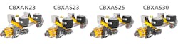 The CBXA AeroBeam Series includes 23K, 25K, and 30K pound capacity models. The CBXA AeroBeam Series includes 23K, 25K, and 30K pound capacity models.