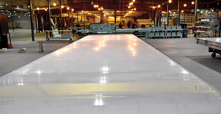 Inside the Wabash MSC facility in Little Falls, Minn.