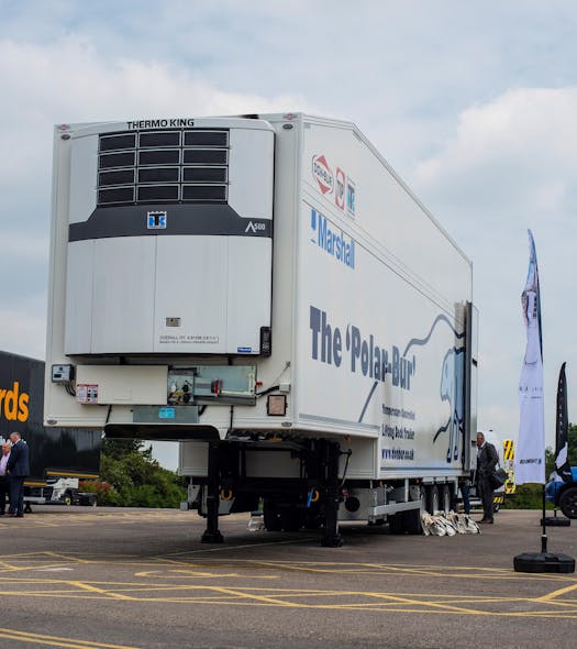 The first Polar-Bur trailer that was on display at the TIP Open Day was fitted with the latest Thermo King Advancer A500 refrigeration system.
