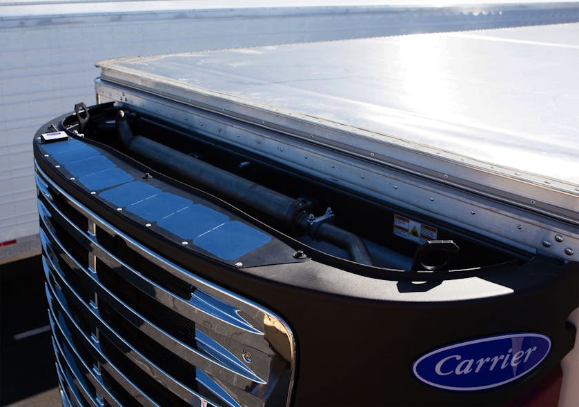 Carrier Transicold TRU-Mount Solar Charging System
