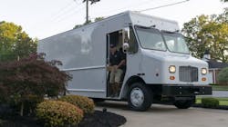 The MT50e’s range of 170 miles on a single charge and rating of 19,000 lb. GVWR are comparable to existing MT vans from Freightliner Custom Chassis. The MT50e’s range of 170 miles on a single charge and rating of 19,000 lb. GVWR are comparable to existing MT vans from Freightliner Custom Chassis.