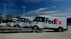 Bright Drop Fed Ex Ev Sideview
