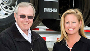 Leann Wannemacher and Mark Wannemacher from Double A Utility Trailers.