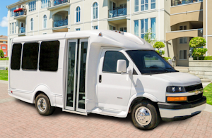 Example upfit model shown by Forest River of GM chassis electrified by Lightning eMotors. Final product is not produced by GM and will vary. GM is not responsible for the safety or quality of design features, materials or workmanship of any alterations by any such supplier. Availability to be determined at a later date.