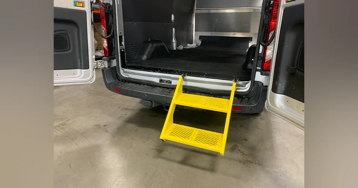Ford Transit Custom Ramp Hide-A-Ramp designed for Ford Transit upfitters | Trailer Body Builders