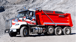 The BADASS Autocar DC-64D dump truck. The BADASS Autocar DC-64D dump truck.