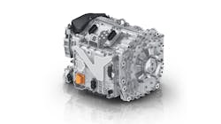 ZF&apos;s CeTrax 2 integrated, modular electric driveline for heavy-duty commercial vehicles.