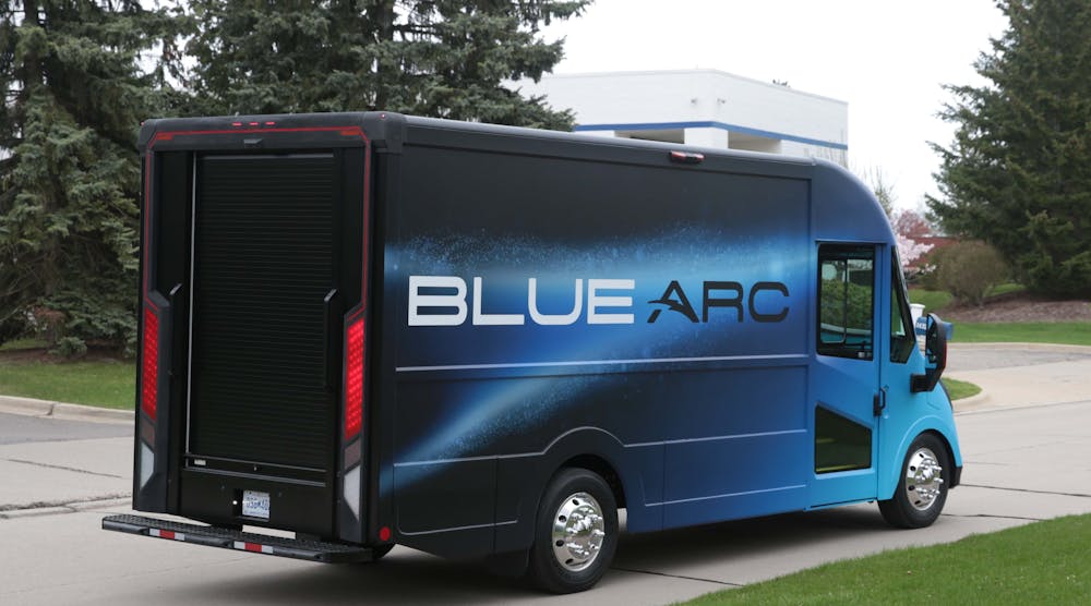 Blue Arc Walk In Van