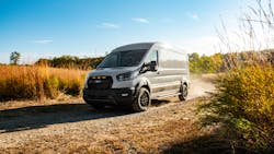 The new 2023 Transit Trail van continues the Ford tradition of providing travelers with vans, trucks and chassis built for life on and off the road. The new 2023 Transit Trail van continues the Ford tradition of providing travelers with vans, trucks and chassis built for life on and off the road.