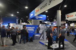 Miller Electric&apos;s always expansive display booth showcased its latest welding and safety equipment for the manufacturing, fabrication and construction industries at FABTECH 2022.