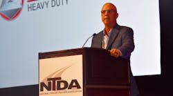 John Logan, VP of Sales at AXN Heavy Duty, was among the suppliers making presentations at the NTDA Annual Convention.