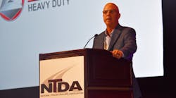 John Logan, VP of Sales at AXN Heavy Duty, was among the suppliers making presentations at the NTDA Annual Convention. John Logan, VP of Sales at AXN Heavy Duty, was among the suppliers making presentations at the NTDA Annual Convention.
