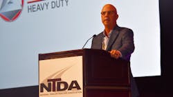 John Logan, VP of Sales at AXN Heavy Duty, was among the suppliers making presentations at the NTDA Annual Convention. John Logan, VP of Sales at AXN Heavy Duty, was among the suppliers making presentations at the NTDA Annual Convention.