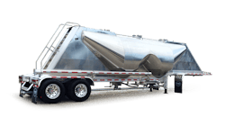 Newly updated 1000 cube dry bulk pneumatic tank trailer from MAC Trailer Newly updated 1000 cube dry bulk pneumatic tank trailer from MAC Trailer