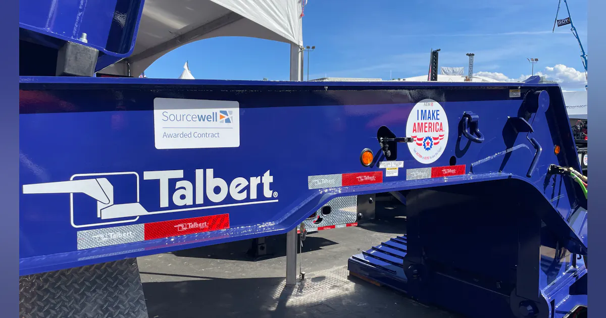 Talbert Manufacturing awarded multiyear Sourcewell contract | Trailer ...