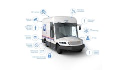 Usps Vehicle With Safety Features