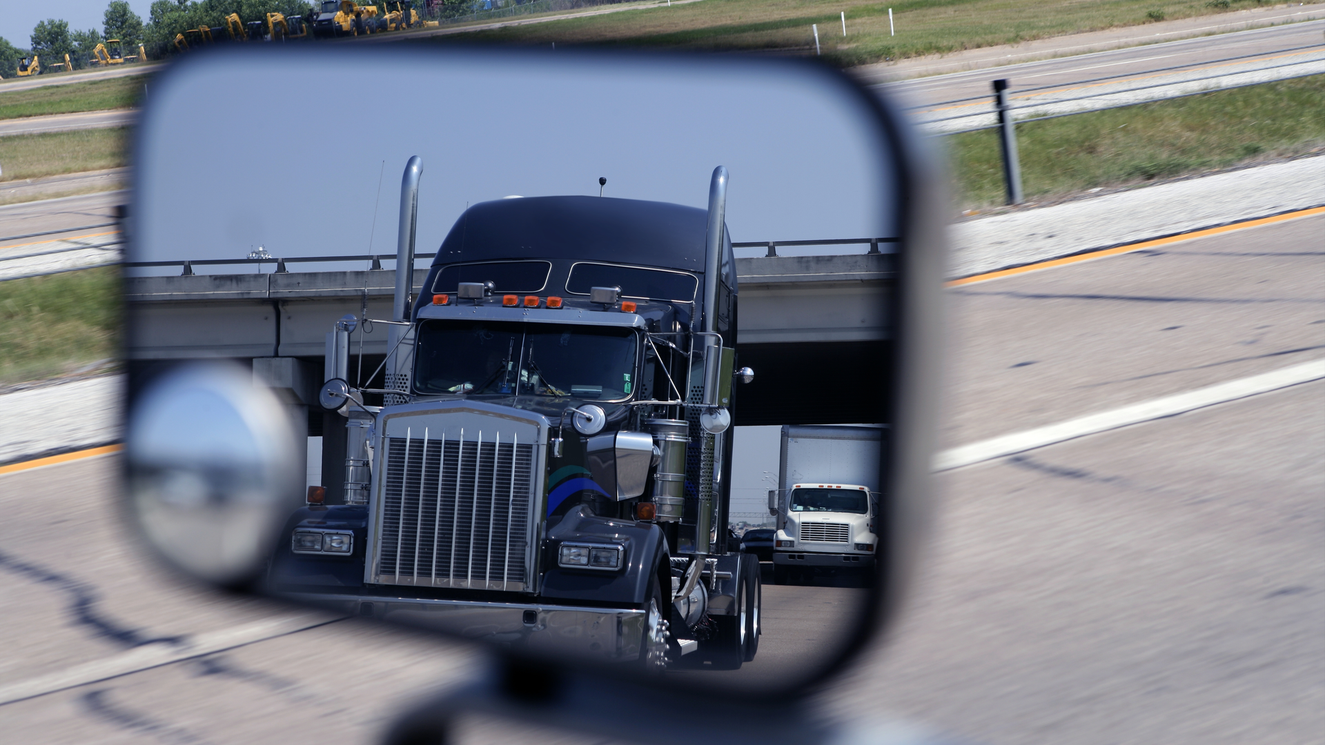 Truck rear view automatic emergency braking systems