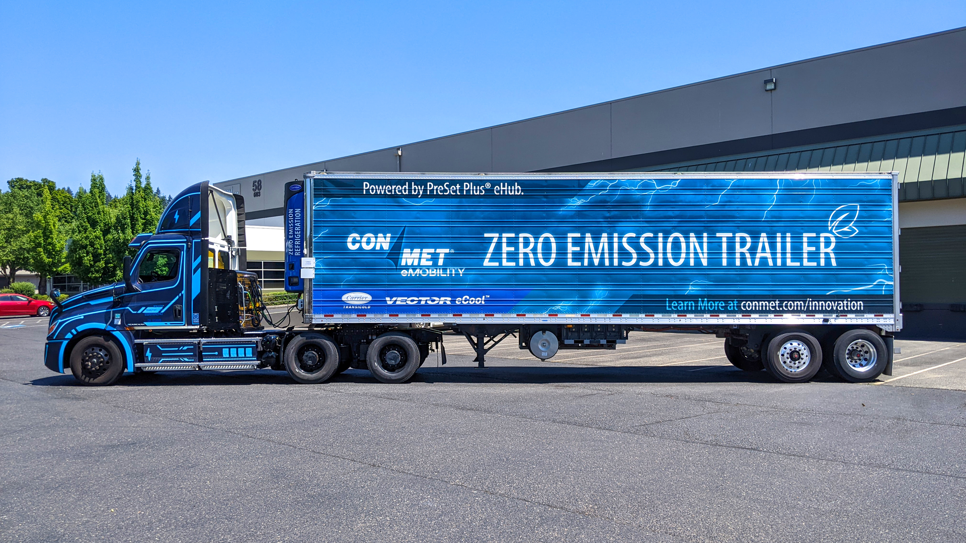 ConMet Penske Zer Emissions Refrigerated Trailer