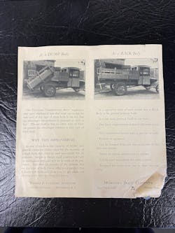 107-year-old Moroney Body Works, Inc., of Worcester, Massachusetts, began selling work trucks not long after they were invented. 107-year-old Moroney Body Works, Inc., of Worcester, Massachusetts, began selling work trucks not long after they were invented.