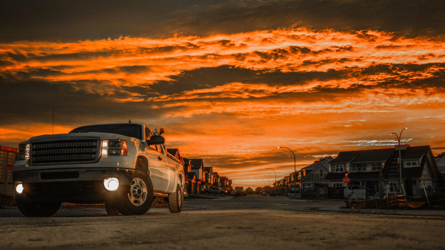 Maritz Partners With Work Truck Solutiosn Truck In Front Of Sunset 64f20a231025c