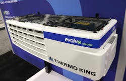 The new all-electric, nose-mounted e300 single-temperature TRU for Class 2-4 trucks is expected to be available in Q2 2024. The new all-electric, nose-mounted e300 single-temperature TRU for Class 2-4 trucks is expected to be available in Q2 2024.