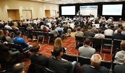 Packed conference rooms are the norm for the breakout and educational sessions at Work Truck Week. Packed conference rooms are the norm for the breakout and educational sessions at Work Truck Week.