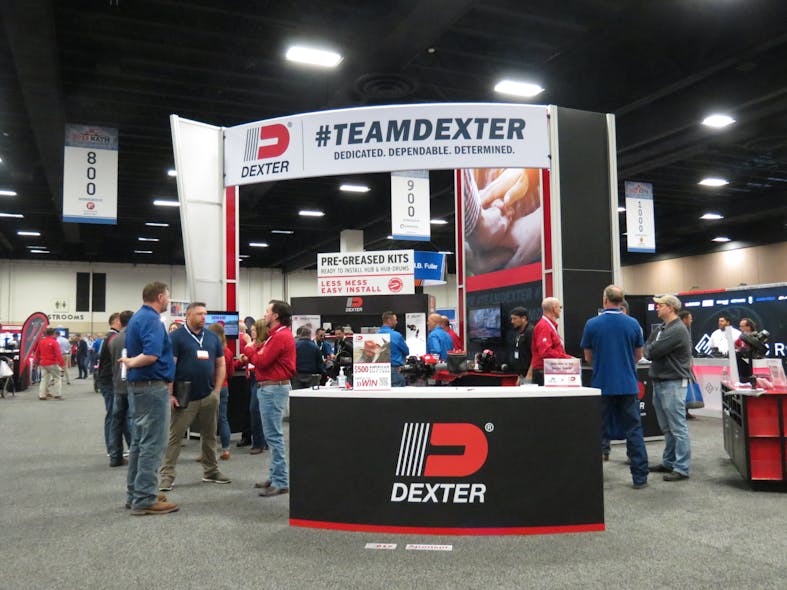 Dexter&rsquo;s large booth represented just one industry vendor displaying goods and services at the sold-out exhibit hall at the 2023 NATM trade show earlier this year.