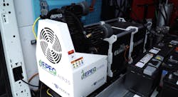 My Pit Crew’s system includes the Vanair EPEQ Air20 compressor, a 20-cfm, 175-psi unit and two ELiMENT 100-amp hour batteries capable of filling a 20-gallon air tank 700 times before recycling. My Pit Crew’s system includes the Vanair EPEQ Air20 compressor, a 20-cfm, 175-psi unit and two ELiMENT 100-amp hour batteries capable of filling a 20-gallon air tank 700 times before recycling.