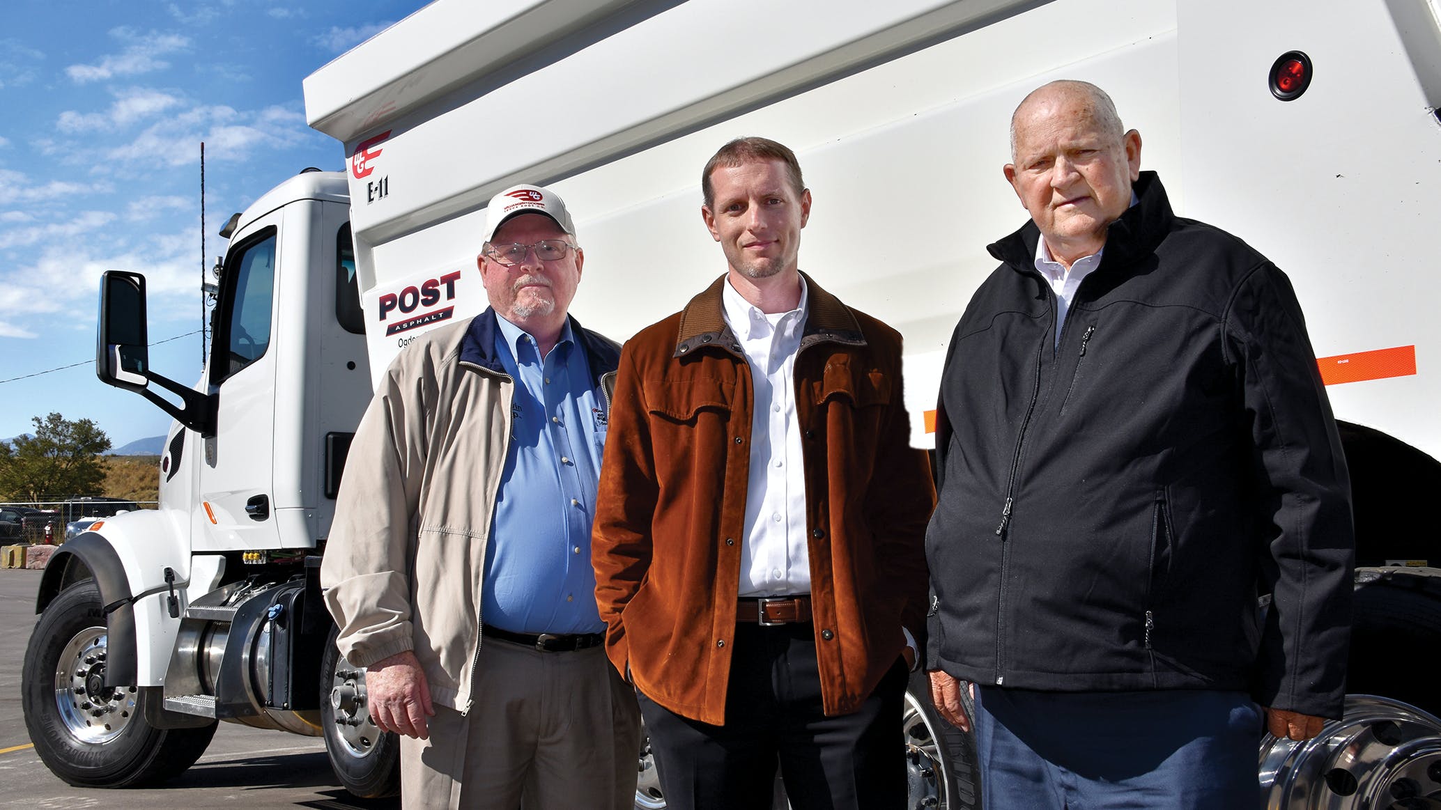 Three generations of Godwins were on hand for TBB&rsquo;s visit in 2017 to the recently relaunched Williamsen-Godwin Truck Body Co. in Salt Lake City. From left to right, Junior, Patrick, and Pat.