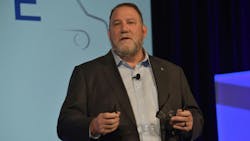 Mack Trucks President Jonathan Randall emphasizes the importance of supplier relationships at HDAD. Mack Trucks President Jonathan Randall emphasizes the importance of supplier relationships at HDAD.