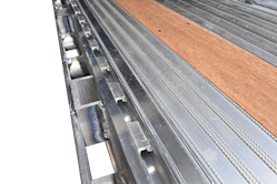 The new integrated extruded aluminum outside rail tie down system from East Mfg.
