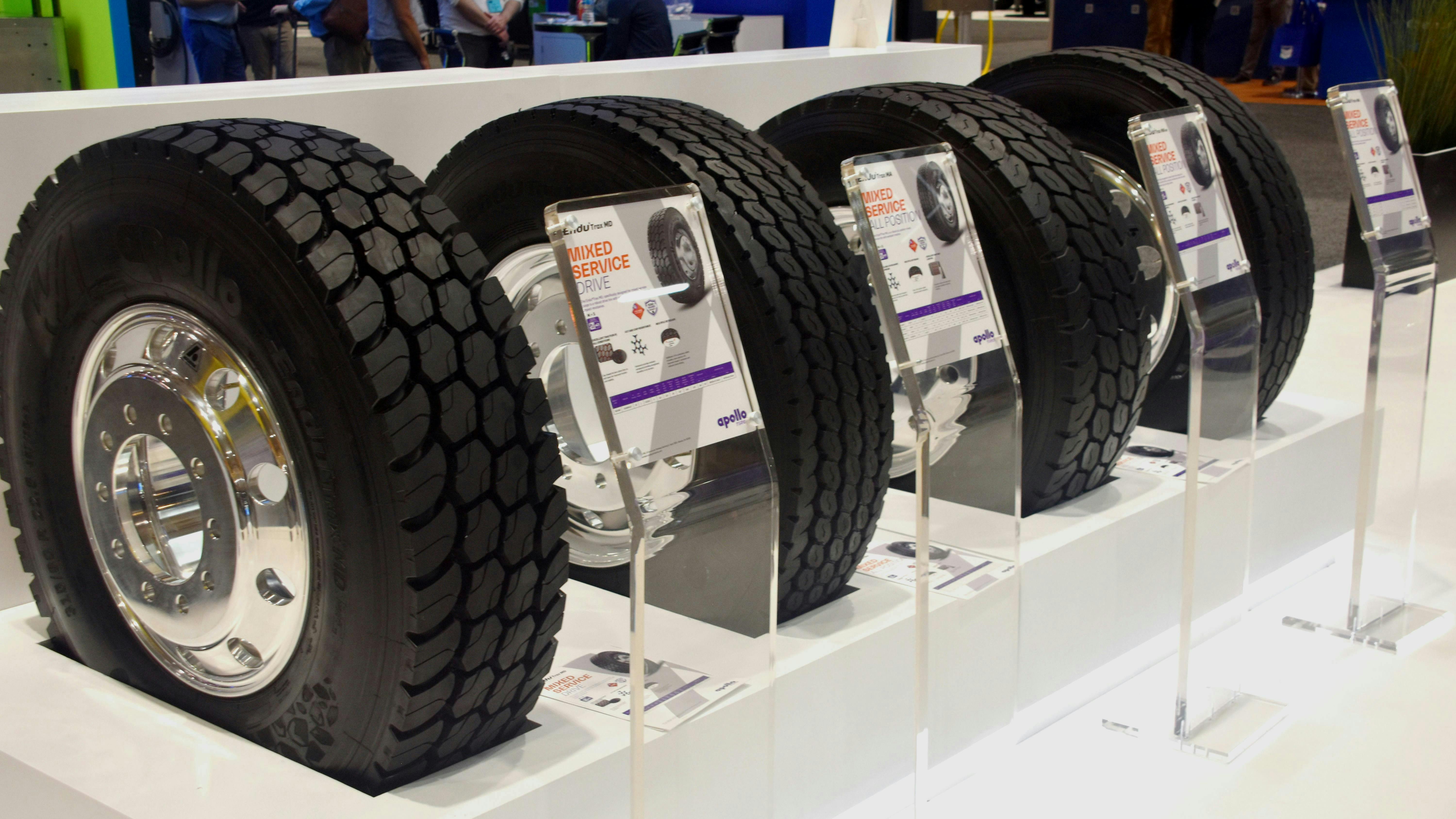 Apollo displays its mixed service tire line atTMC.