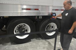 Ali Javidan, CEO and founder of Range Energy, demonstrates the drive unit at TMC. Ali Javidan, CEO and founder of Range Energy, demonstrates the drive unit at TMC.