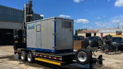 An FT-20 WD (wide deck) trailer was selected as the base model for the one-off trailer. To design the custom aspects, Felling Trailers needed to understand its application, environment, and the unique features needed for the pump’s safe operation and functionality. An FT-20 WD (wide deck) trailer was selected as the base model for the one-off trailer. To design the custom aspects, Felling Trailers needed to understand its application, environment, and the unique features needed for the pump’s safe operation and functionality.