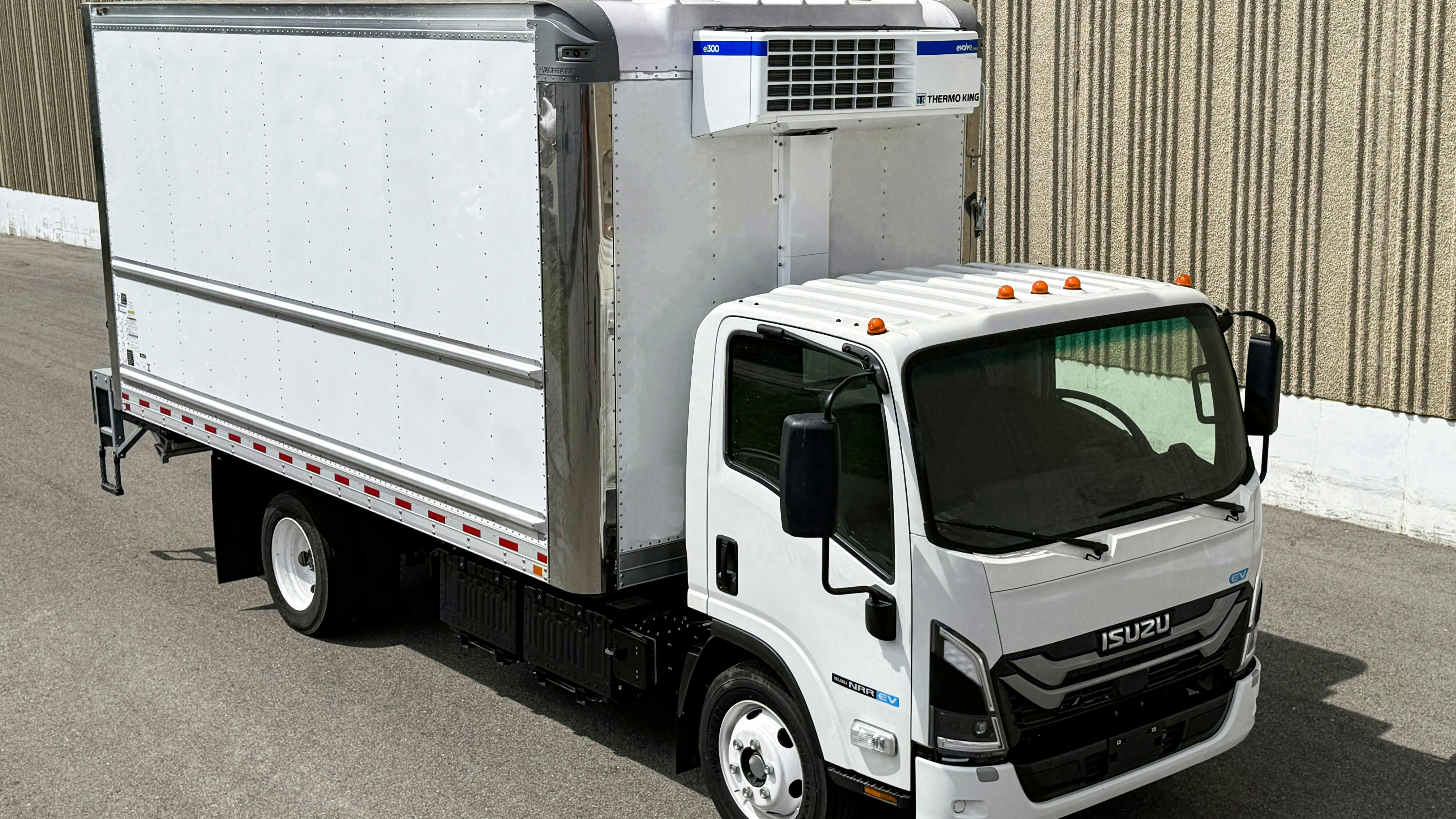 Isuzu unveils next-generation electric refrigerated truck integrated with Thermo King technology.