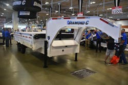 The NATDA dealer advisory council selected Diamond C Trailers for the innovation award in the utility category. The NATDA dealer advisory council selected Diamond C Trailers for the innovation award in the utility category.