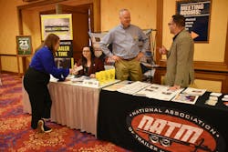 The NATM staff is on hand to answer members’ questions throughout the event. The NATM staff is on hand to answer members’ questions throughout the event.