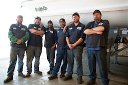 SmithCo's workers treat every trailer as their own from start to finish, both Lovell and Myears said. Their pride in their work allows them to address issues even when it's not in their department. SmithCo's workers treat every trailer as their own from start to finish, both Lovell and Myears said. Their pride in their work allows them to address issues even when it's not in their department.