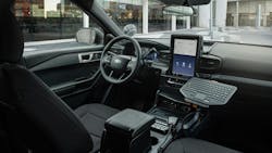 The 2025 Ford PIU features a new, standard 12.3-inch LCD instrument cluster for “clearer information display during operation,” according to the release. It features a manual Police Pursuit Mode—activated with the click of a steering wheel button—that allows officers to put the vehicle in a high-performance tuning configuration while keeping their hands on the steering wheel. The 2025 Ford PIU features a new, standard 12.3-inch LCD instrument cluster for “clearer information display during operation,” according to the release. It features a manual Police Pursuit Mode—activated with the click of a steering wheel button—that allows officers to put the vehicle in a high-performance tuning configuration while keeping their hands on the steering wheel.