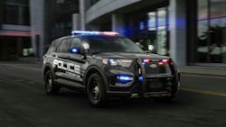 While the hybrid Ford PIU is standard, law enforcement fleets have additional powertrain options. Customers can choose a 3.3-liter gas engine with 285 hp and 260 lb.-ft. of torque. There is also an EcoBoost option with the PIU that delivers 400 hp and 415 lb.-ft. of torque. All powertrains, including the hybrid, are all-wheel drive. While the hybrid Ford PIU is standard, law enforcement fleets have additional powertrain options. Customers can choose a 3.3-liter gas engine with 285 hp and 260 lb.-ft. of torque. There is also an EcoBoost option with the PIU that delivers 400 hp and 415 lb.-ft. of torque. All powertrains, including the hybrid, are all-wheel drive.